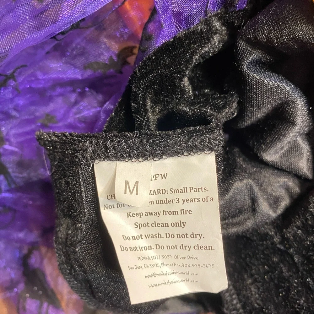 Witch Halloween costume. Lights up. Youth medium.
